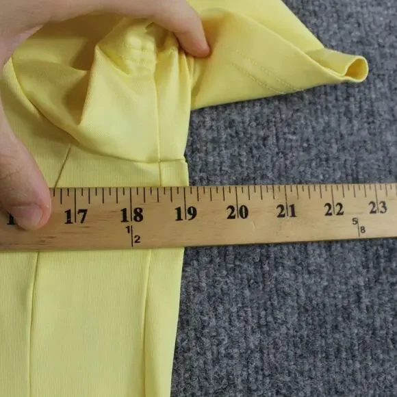 Lacoste Sport Shirt Mens Small Miami Open Polo Yellow Tennis Ultra Dry Preppy - Picture 15 of 16